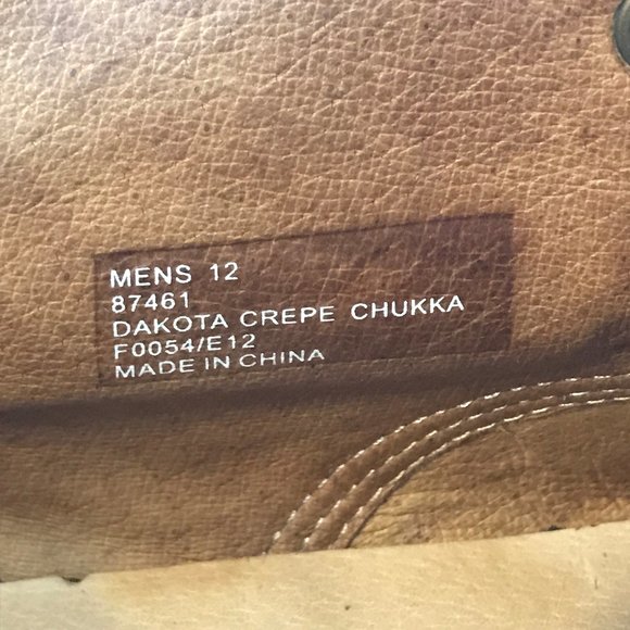 FRYE Dakota Crepe Chukka Brown Suede Leather Boots - Picture 11 of 12